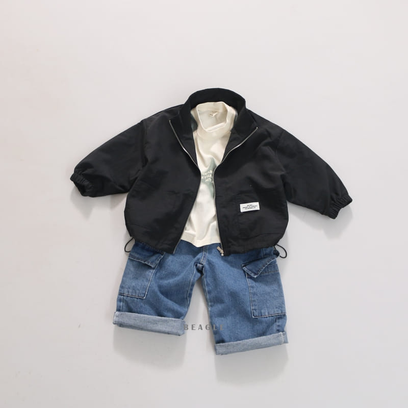 Beagle - Korean Children Fashion - #discoveringself - Banding Cargo Denim Pants - 11
