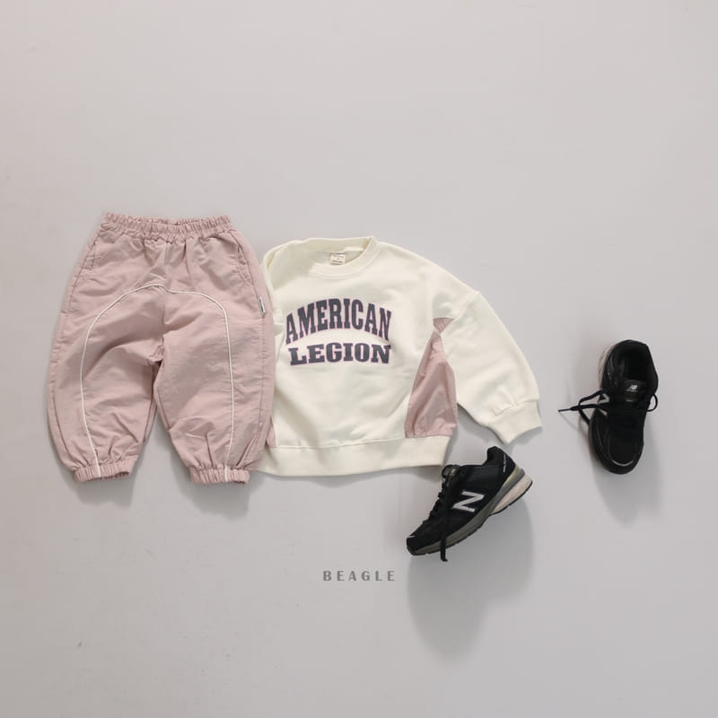 Beagle - Korean Children Fashion - #prettylittlegirls - Bbing Line Jogger Pants - 9