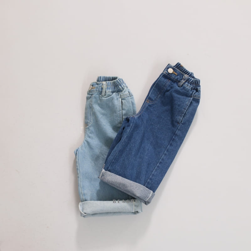 Beagle - Korean Children Fashion - #prettylittlegirls - New Kids Denim Pants - 3