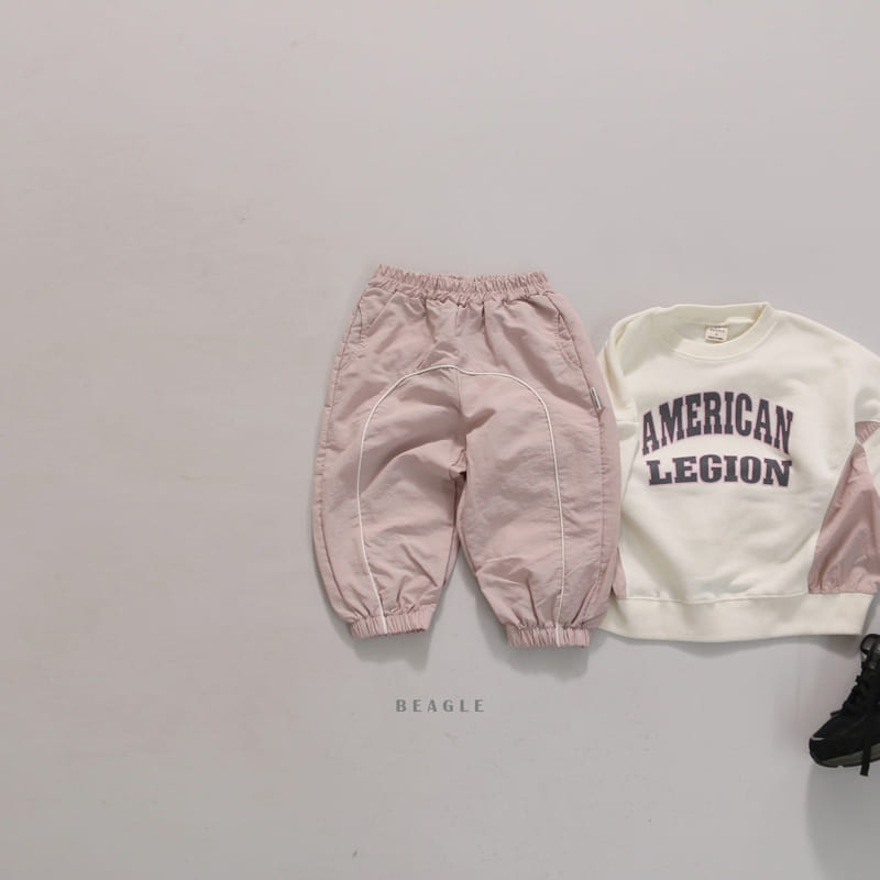 Beagle - Korean Children Fashion - #todddlerfashion - Bbing Line Jogger Pants - 10