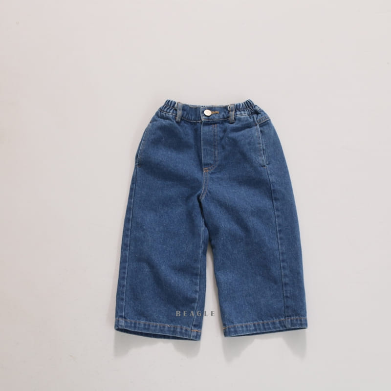 Beagle - Korean Children Fashion - #prettylittlegirls - New Kids Denim Pants - 4