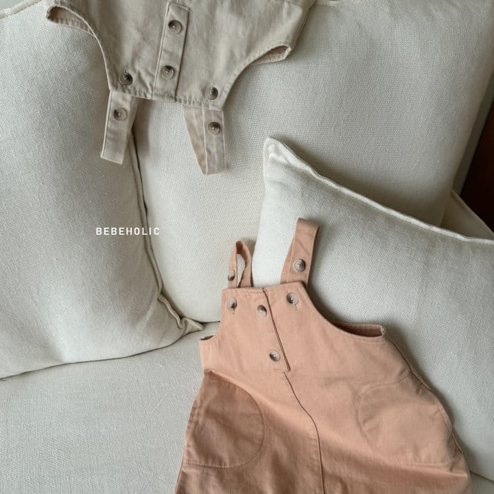 Bebe Holic - Korean Baby Fashion - #babyboutique - Mind Dungarees Body Suit - 9