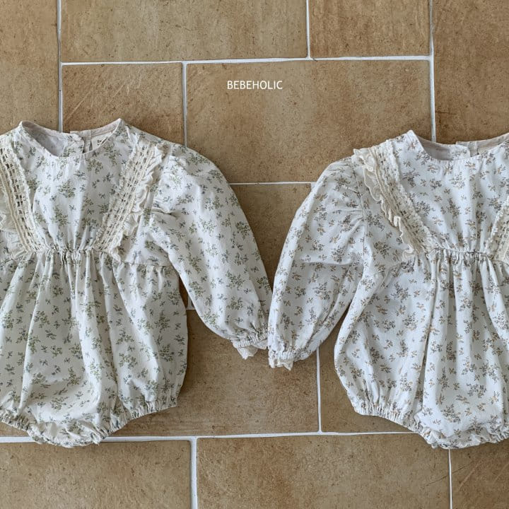 Bebe Holic - Korean Baby Fashion - #babyootd - berry Body Suit - 11