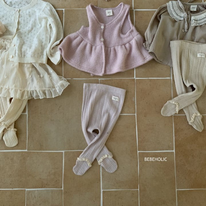 Bebe Holic - Korean Baby Fashion - #babyootd - Barbie Foot Leggings