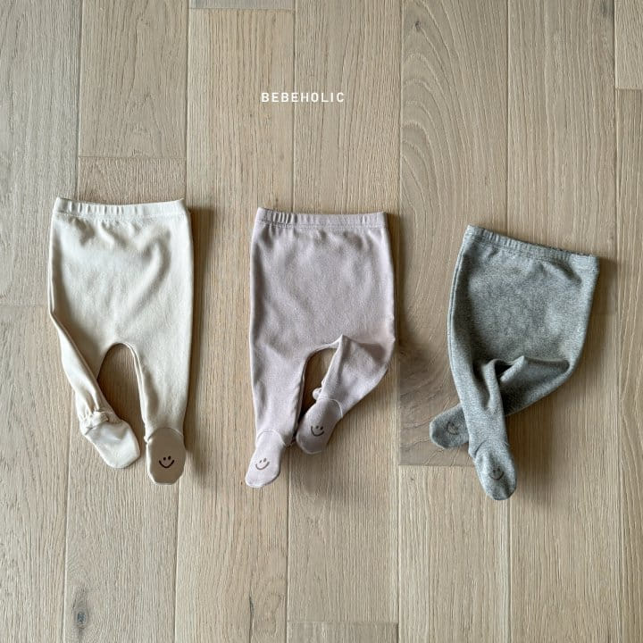 Bebe Holic - Korean Baby Fashion - #onlinebabyshop - Smile Foot Leggings 