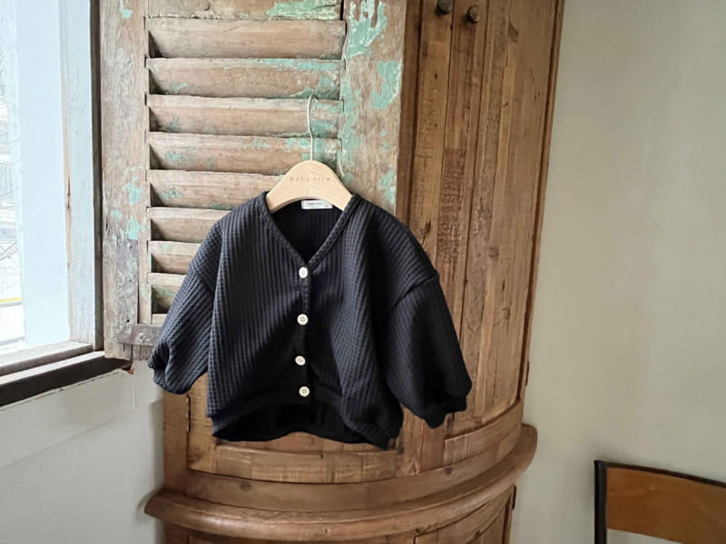 Bebe Nine - Korean Baby Fashion - #babyboutique - Bebe B Delly Waffle Cardigan - 6