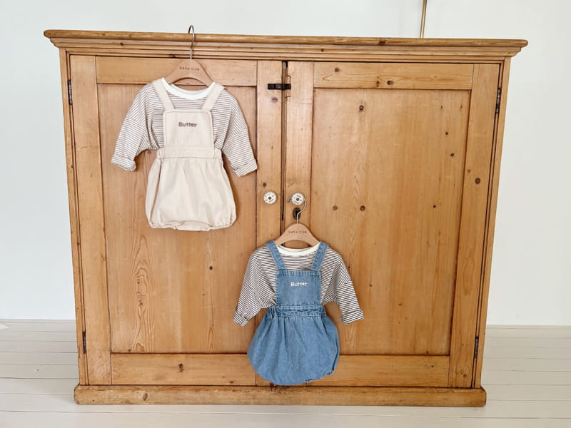 Bebe Nine - Korean Baby Fashion - #babyboutique - Bebe B Butter Dungarees Bloomers