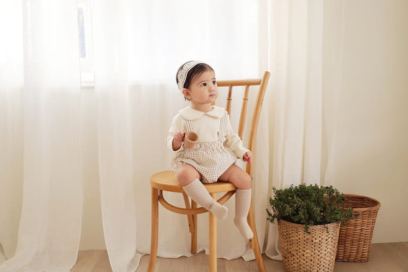 Bebe Nine - Korean Baby Fashion - #babyboutique - Bebe B Potto Bloomers Dungarees - 11
