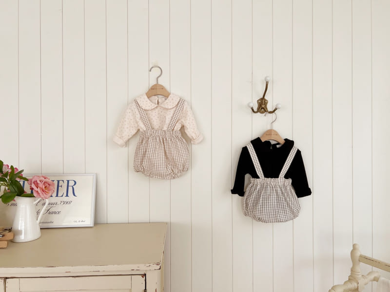 Bebe Nine - Korean Baby Fashion - #babyboutique - Bebe B Potto KanKang Dungarees - 9