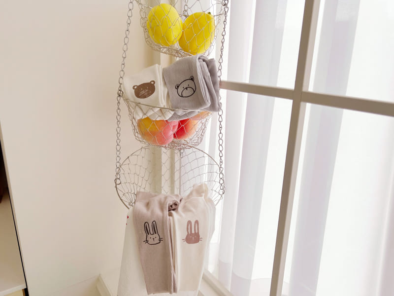 Bebe Nine - Korean Baby Fashion - #babyboutique - Bebe B Teddy Bunnny Leggings - 3