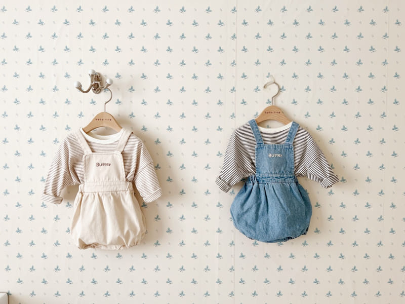 Bebe Nine - Korean Baby Fashion - #babyclothing - Bebe B Butter Dungarees Bloomers - 4