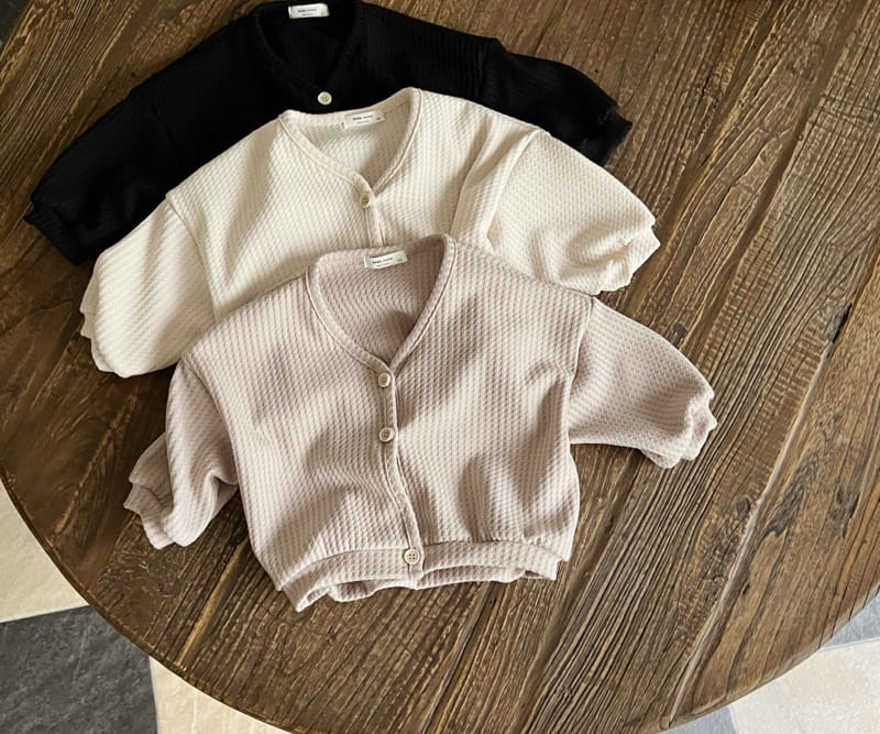 Bebe Nine - Korean Baby Fashion - #babyfever - Bebe B Delly Waffle Cardigan - 10