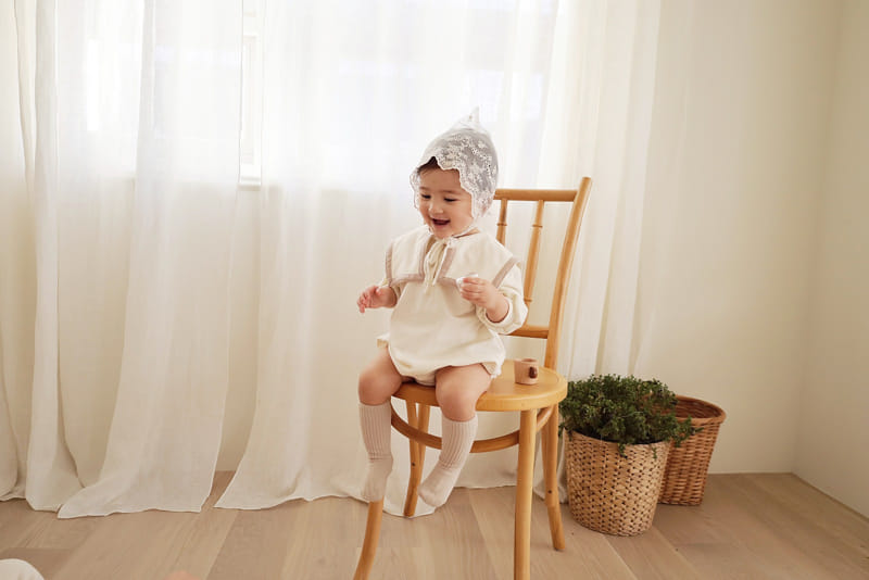 Bebe Nine - Korean Baby Fashion - #babyfever - Bebe B Classic Collar Body Suit