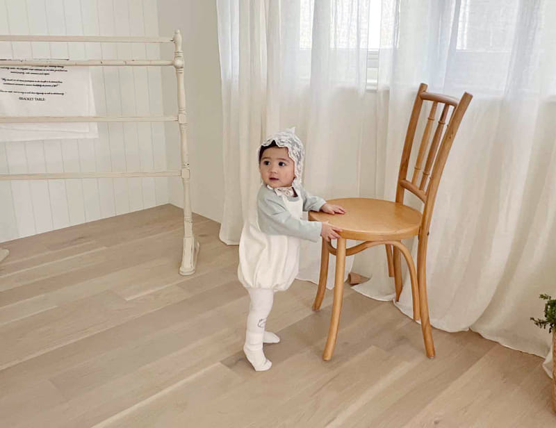 Bebe Nine - Korean Baby Fashion - #babygirlfashion - Bebe B Bonju Raglan Body Suit - 5