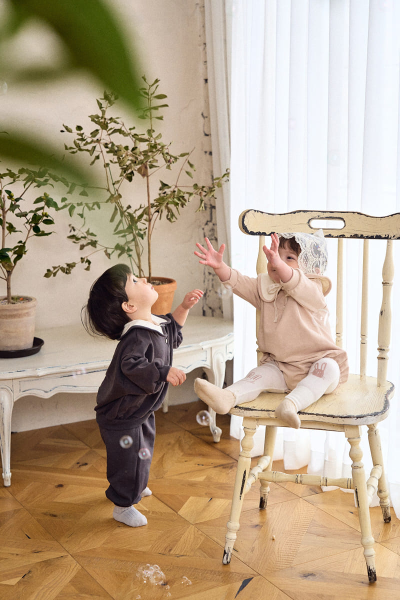 Bebe Nine - Korean Baby Fashion - #babylifestyle - Bebe B Circle Sera Top Bottom Set - 11