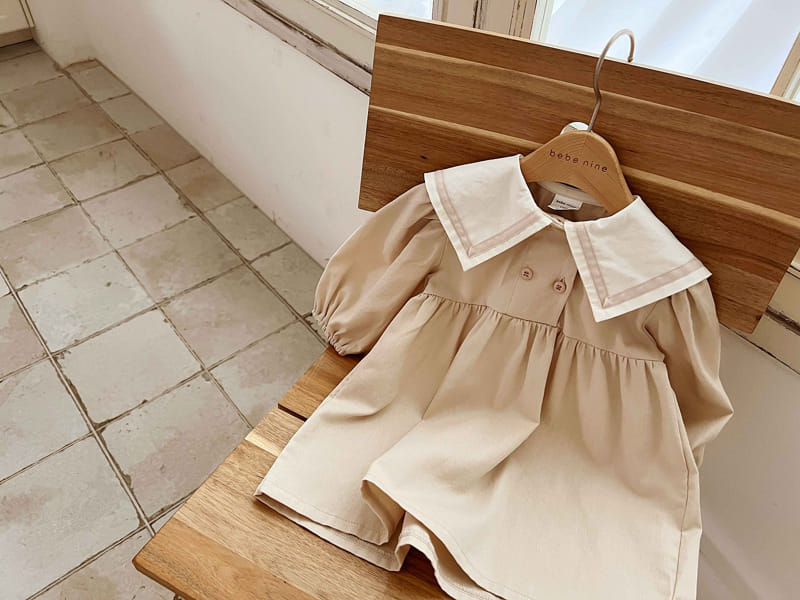 Bebe Nine - Korean Baby Fashion - #babyoninstagram - Bebe B Twin Button One-Piece - 9