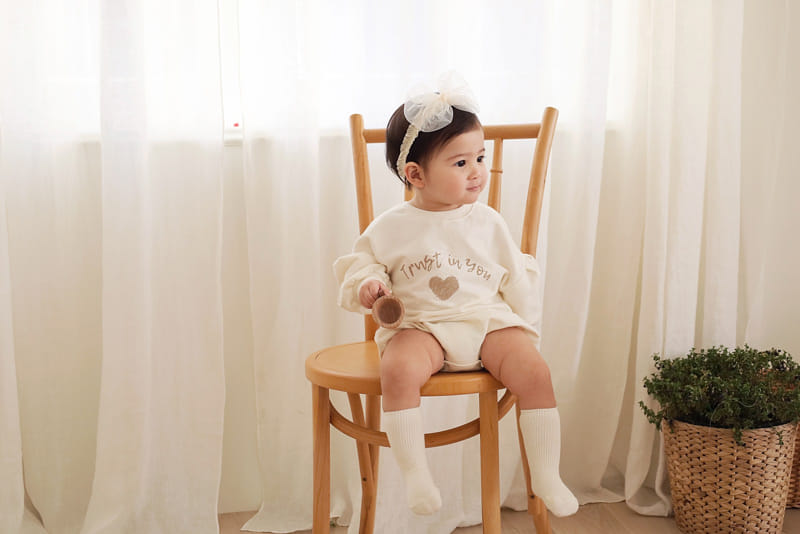 Bebe Nine - Korean Baby Fashion - #babyoninstagram - Bebe B Ribbon Hair Band - 2