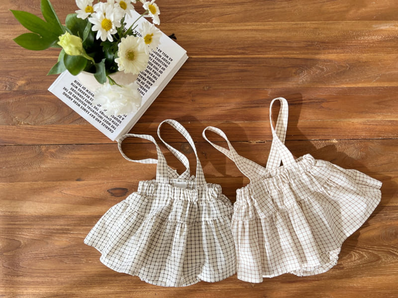 Bebe Nine - Korean Baby Fashion - #babyootd - Bebe B Potto KanKang Dungarees - 3
