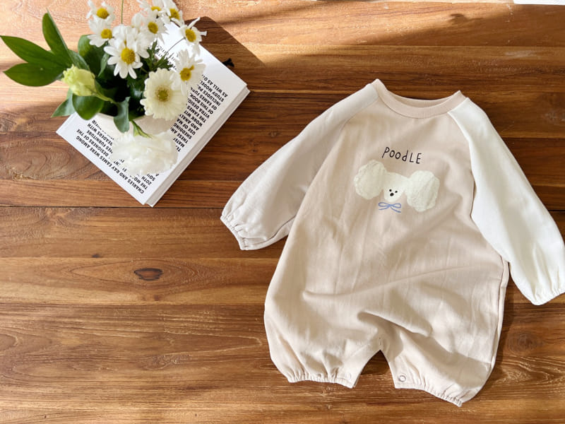 Bebe Nine - Korean Baby Fashion - #babyoutfit - Bebe B Puppy Raglan Body Suit - 2