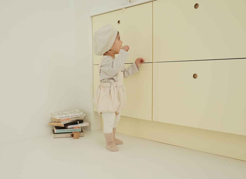 Bebe Nine - Korean Baby Fashion - #babyoutfit - Bebe B Butter Dungarees Bloomers - 11