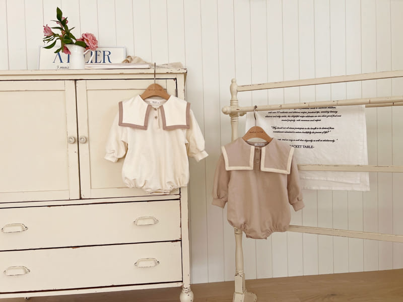Bebe Nine - Korean Baby Fashion - #babyoutfit - Bebe B Classic Collar Body Suit - 7