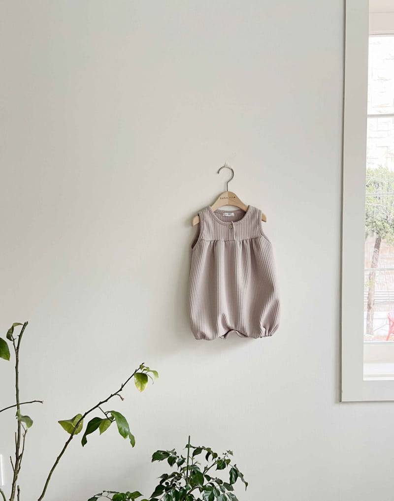 Bebe Nine - Korean Baby Fashion - #babywear - Bebe B Choco Waffle Dungarees