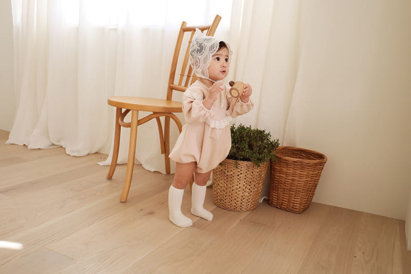 Bebe Nine - Korean Baby Fashion - #onlinebabyboutique - Bebe B Frill Bebe Body Suit - 5