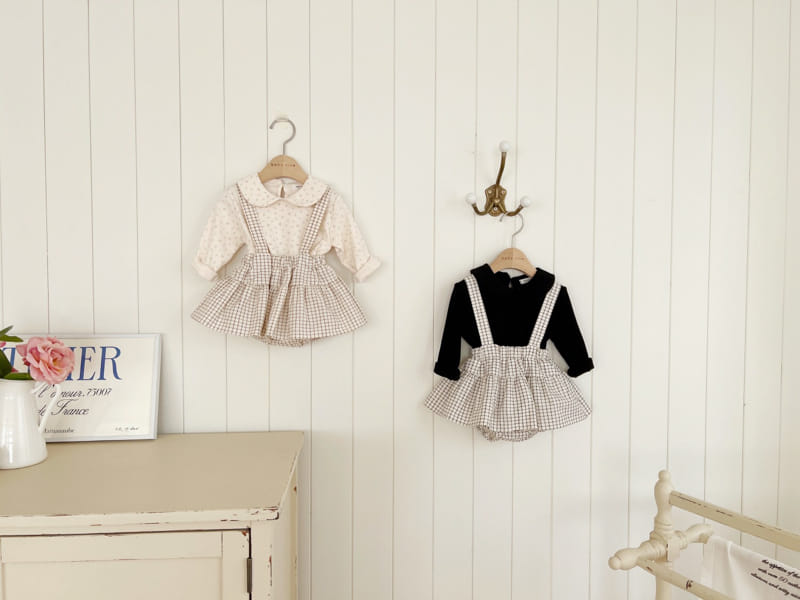 Bebe Nine - Korean Baby Fashion - #onlinebabyboutique - Bebe B Potto KanKang Dungarees - 7