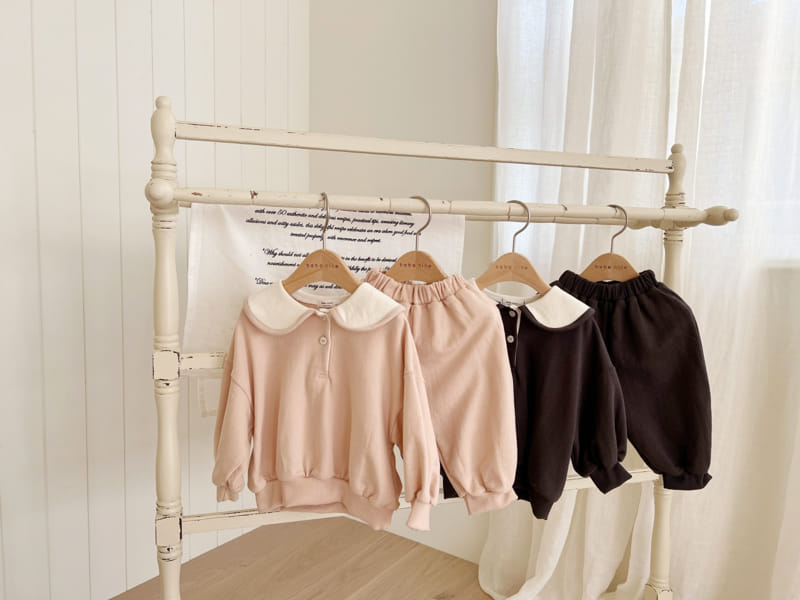 Bebe Nine - Korean Baby Fashion - #onlinebabyshop - Bebe B Circle Sera Top Bottom Set - 3