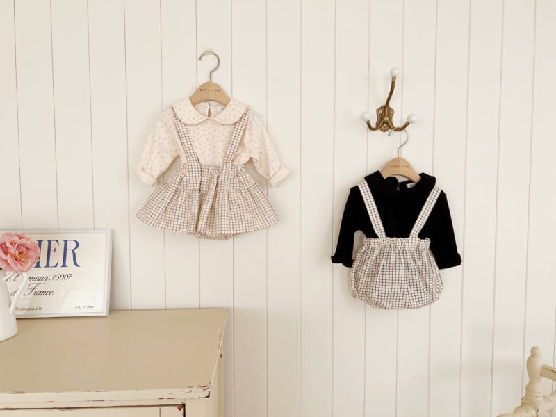 Bebe Nine - Korean Baby Fashion - #onlinebabyshop - Bebe B Potto KanKang Dungarees - 8