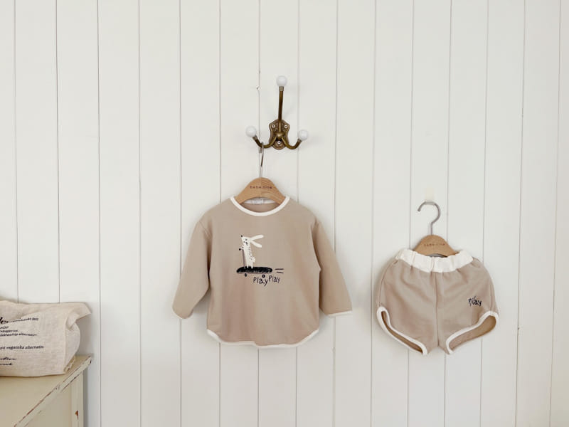 Bebe Nine - Korean Baby Fashion - #smilingbaby - Bebe B Rabbit Play Top Bottom Set - 3