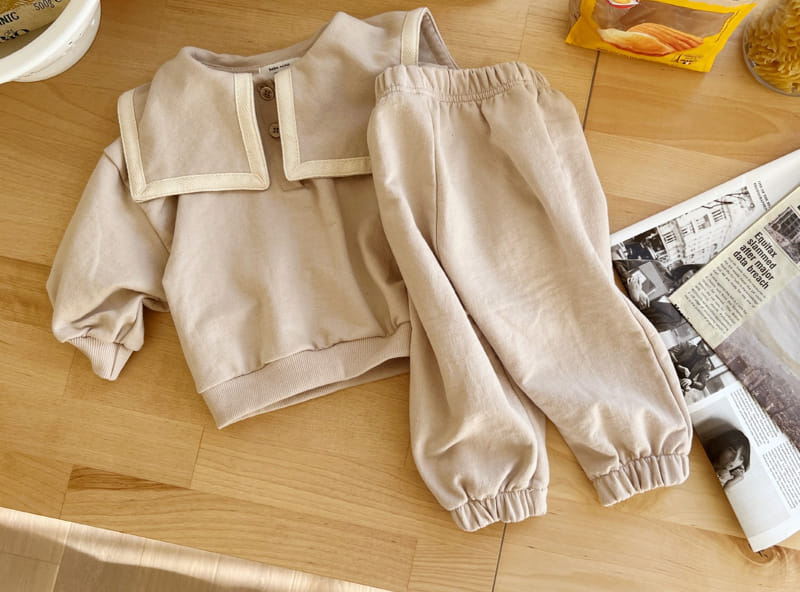 Bebe Nine - Korean Baby Fashion - #smilingbaby - Bebe B Classic Collar Top Bottom Set - 10