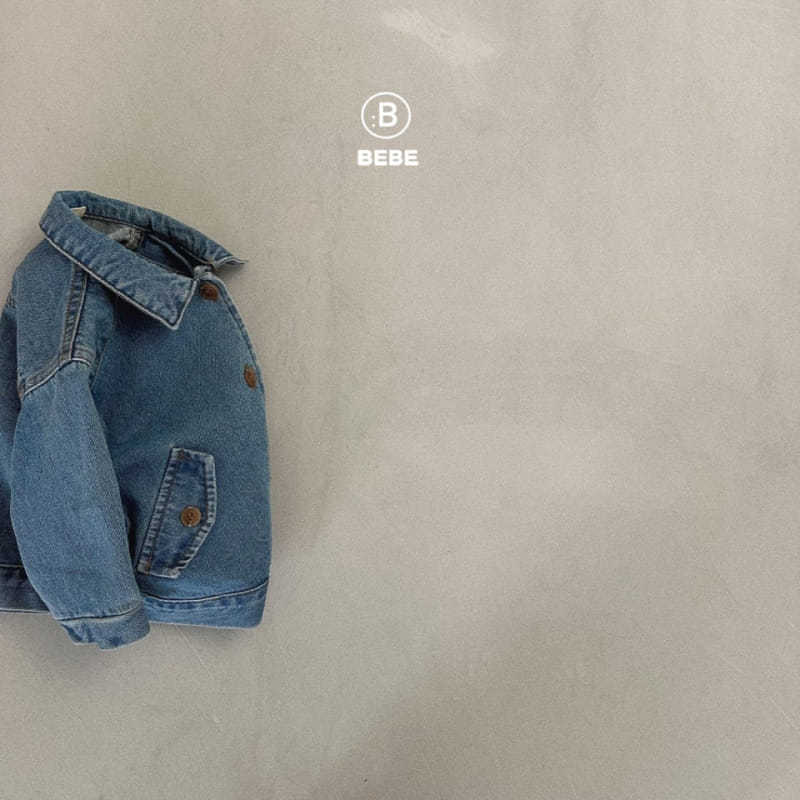 Bella Bambina - Korean Baby Fashion - #babyboutique - Bebe Shadow Denim Jacket - 3