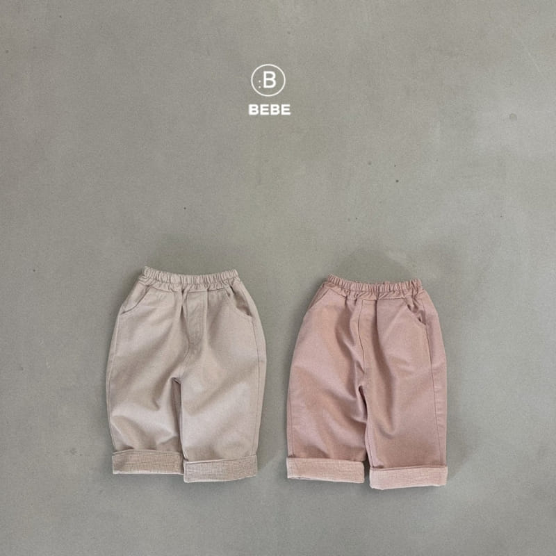 Bella Bambina - Korean Baby Fashion - #babyboutique - Bebe Check Rolling Pants
