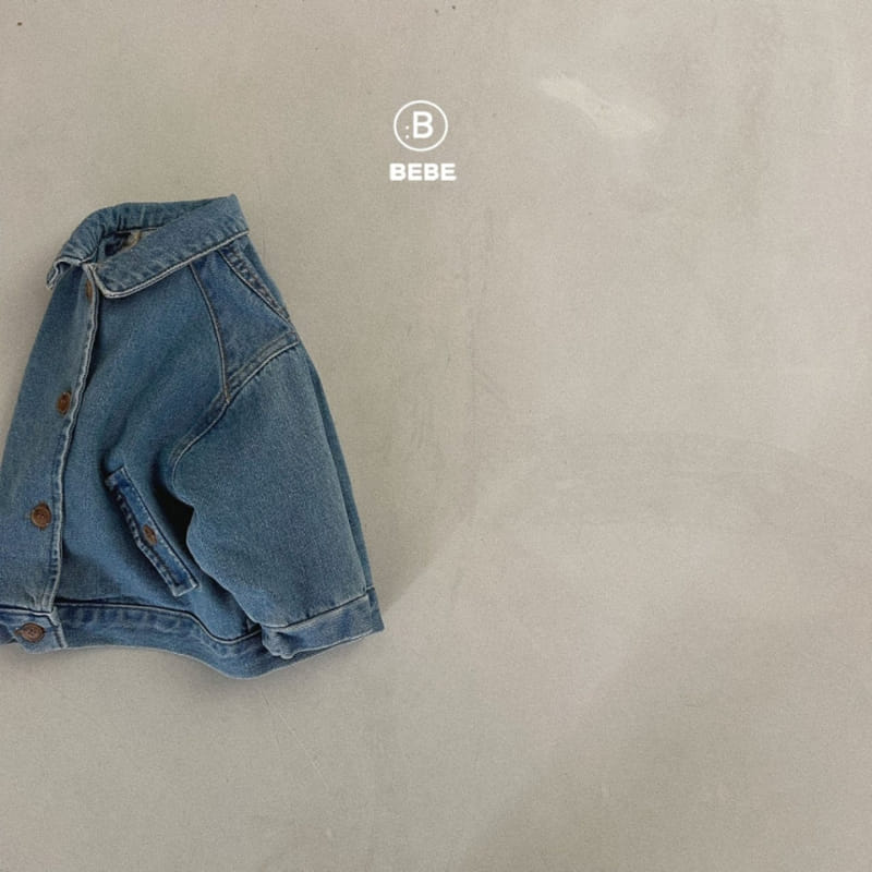 Bella Bambina - Korean Baby Fashion - #babyboutique - Bebe Shadow Denim Jacket - 4