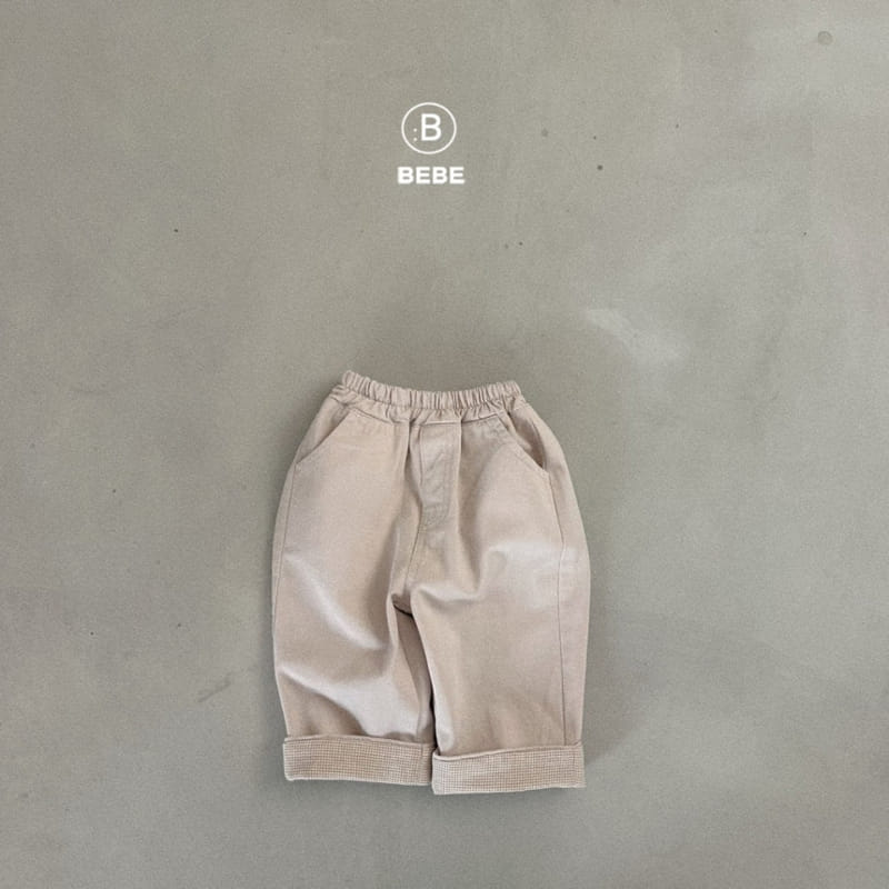 Bella Bambina - Korean Baby Fashion - #babyboutiqueclothing - Bebe Check Rolling Pants - 2