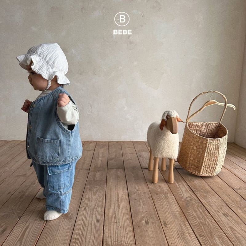 Bella Bambina - Korean Baby Fashion - #babyfashion - Bebe Gunbbang Denim Pants - 7