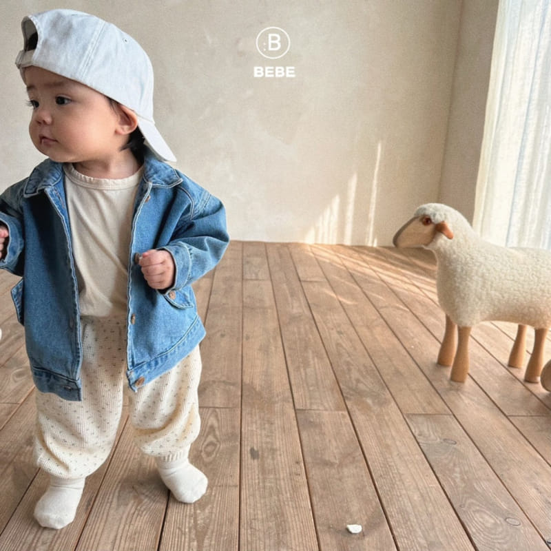 Bella Bambina - Korean Baby Fashion - #babygirlfashion - Bebe Shadow Denim Jacket - 8