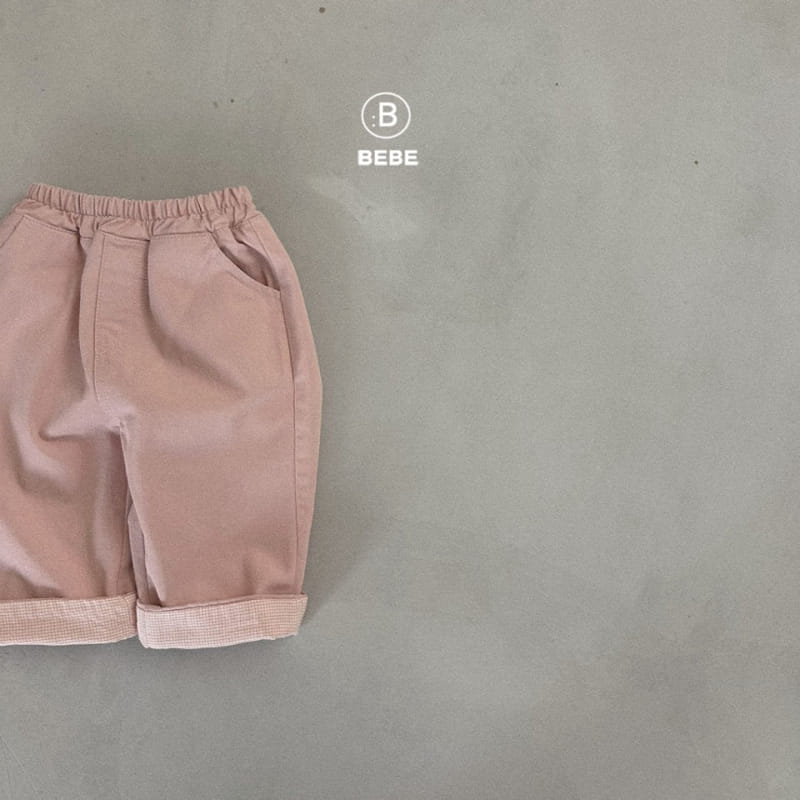 Bella Bambina - Korean Baby Fashion - #babygirlfashion - Bebe Check Rolling Pants - 6