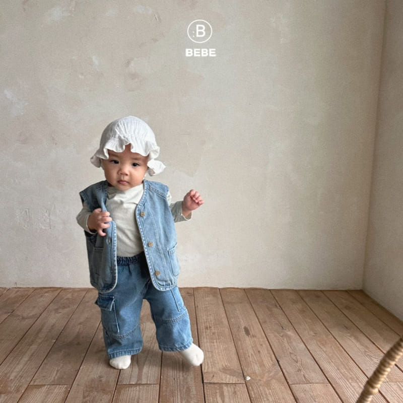 Bella Bambina - Korean Baby Fashion - #babylifestyle - Bebe Gunbbang Denim Pants - 10