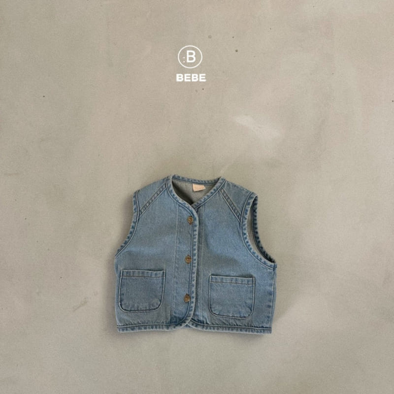 Bella Bambina - Korean Baby Fashion - #babyootd - Bebe Denim Vest