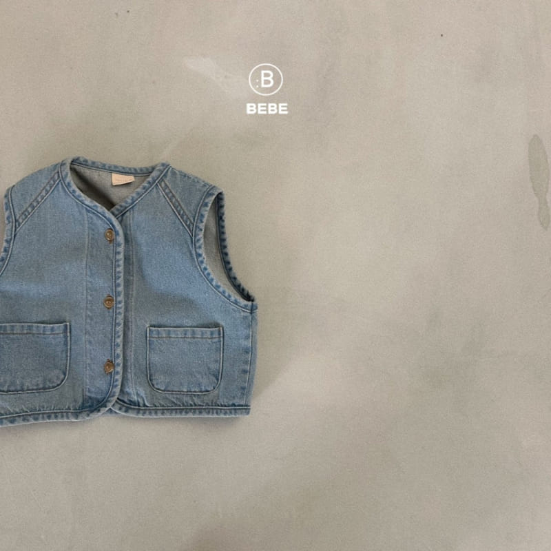 Bella Bambina - Korean Baby Fashion - #babyoutfit - Bebe Denim Vest - 2