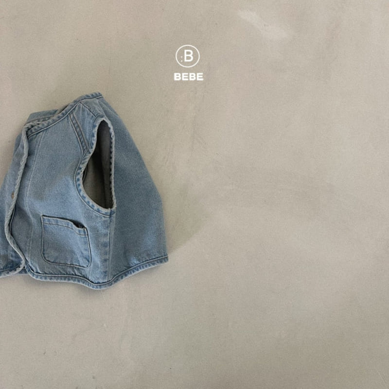 Bella Bambina - Korean Baby Fashion - #babyoutfit - Bebe Denim Vest - 3
