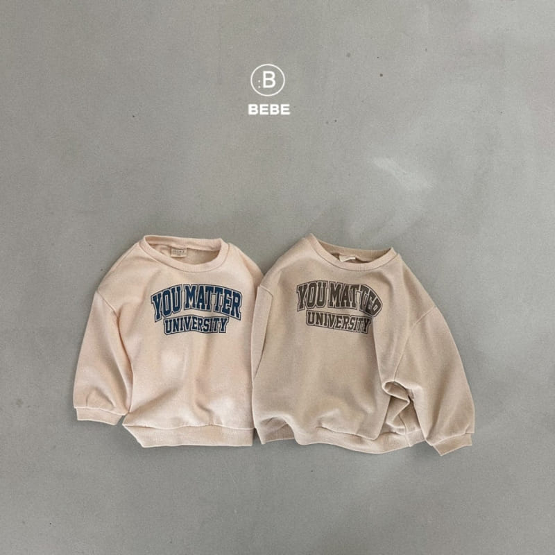 Bella Bambina - Korean Baby Fashion - #babyoutfit - Bebe Matte Sweatshirt