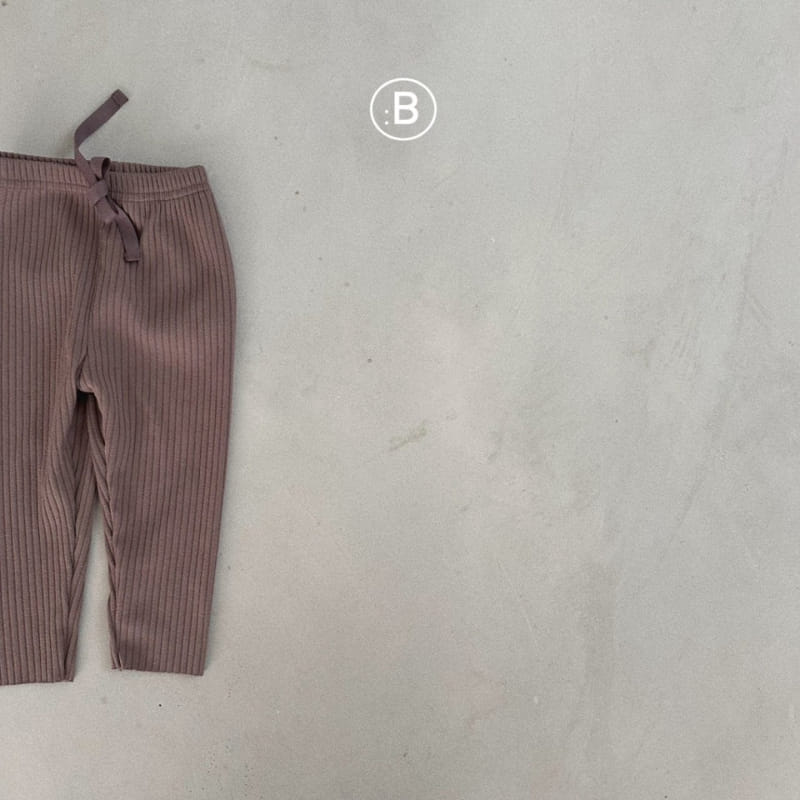 Bella Bambina - Korean Baby Fashion - #onlinebabyshop - Bebe Rib Dekki Leggigns - 9
