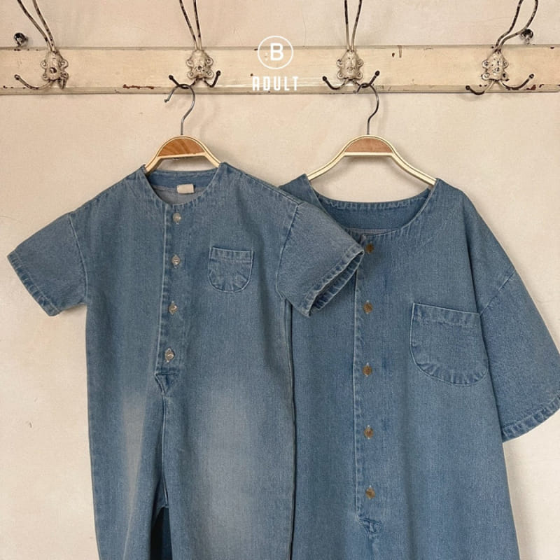 Bella Bambina - Korean Women Fashion - #vintageinspired - Adult Pwoo Denim Body Suit Adult - 4