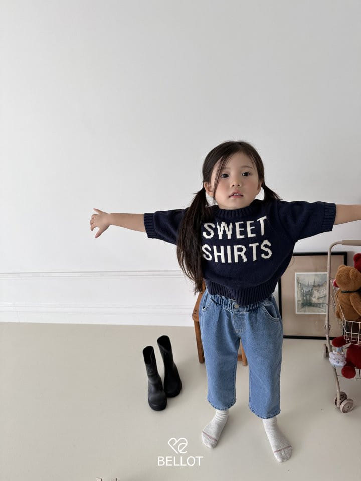 Bellot - Korean Children Fashion - #Kfashion4kids - Shirring Denim Pants - 5