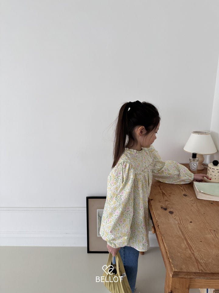 Bellot - Korean Children Fashion - #childofig - Rudy Flower Blouse - 6