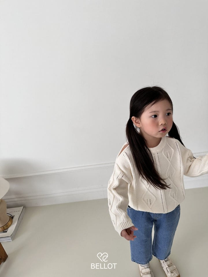Bellot - Korean Children Fashion - #fashionkids - Shoulder Knit - 4
