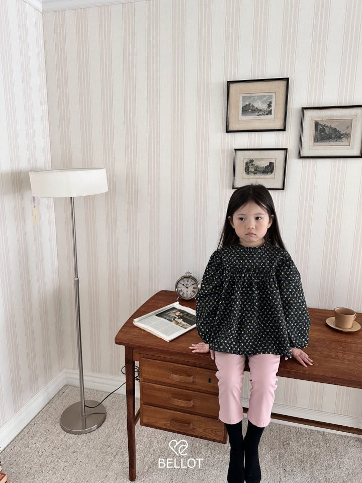 Bellot - Korean Children Fashion - #kidsshorts - Rudy Flower Blouse - 11